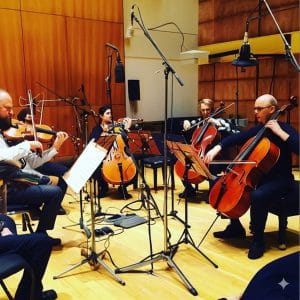 arrangiamento e registrazione Quartetto d'archi dal vivo