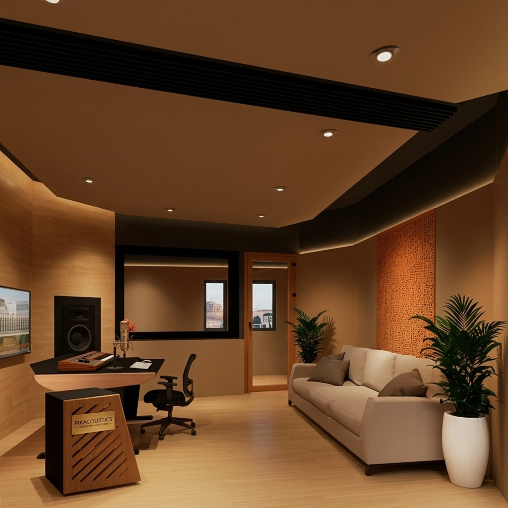 Progettazione Acustica Studio Control Room + Cabina Vocale & Strumenti